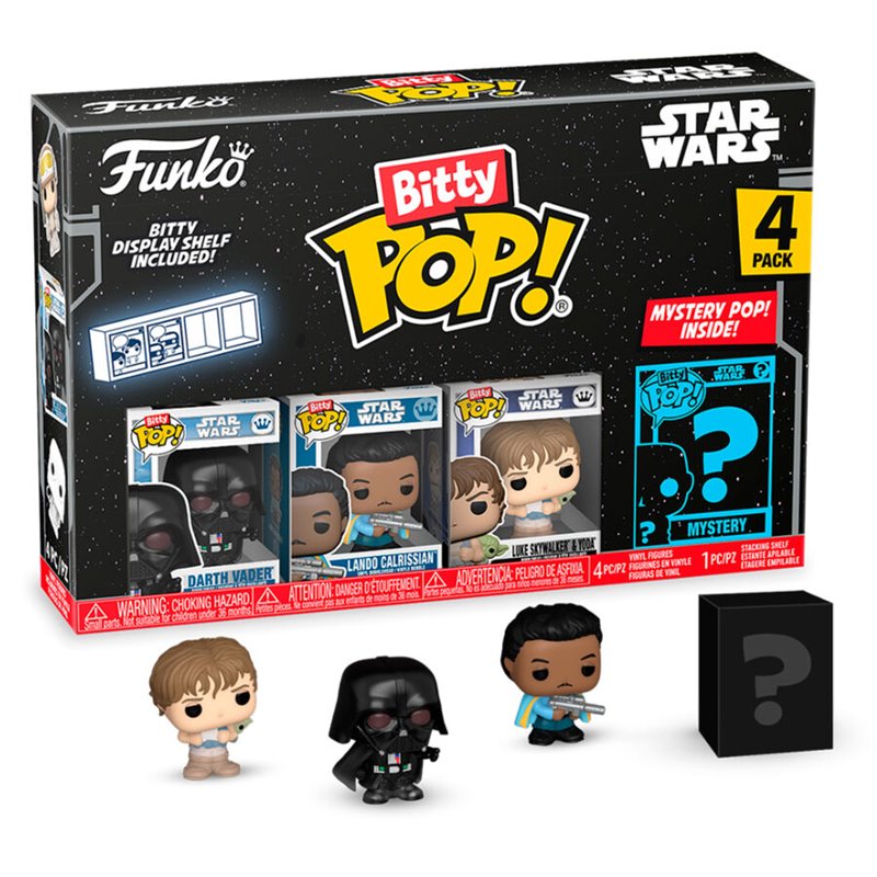 Blister 4 figuras Bitty POP Star Wars Darth Vader