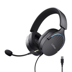 Trust GXT 490 FAYZO Auriculares Alámbrico Diadema Juego USB tipo A Negro