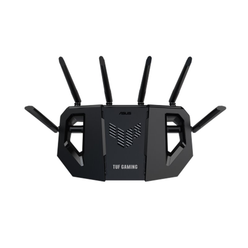 ASUS TUF Gaming BE6500 (TUF-BE6500) router inalámbrico 2.5 Gigabit Ethernet Doble banda (2,4 GHz / 5 GHz) Negro