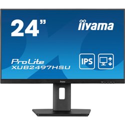 iiyama XUB2497HSU-B2 pantalla para PC 60,5 cm (23.8") 1920 x 1080 Pixeles Full HD LED Negro