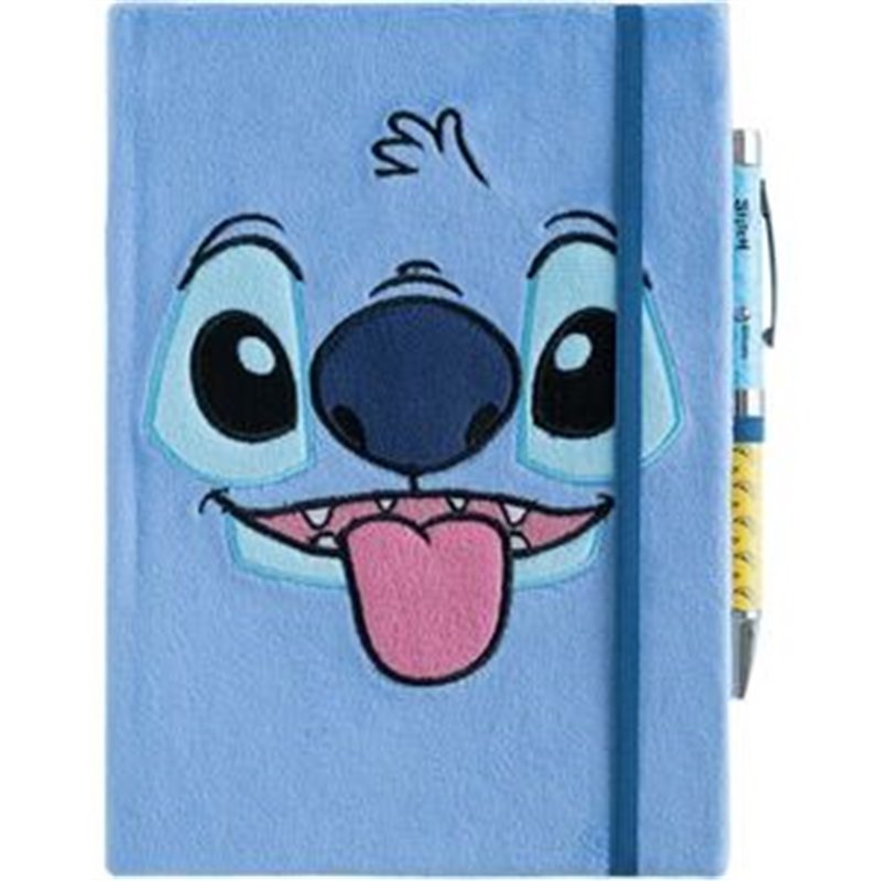 CUADERNO A5 PREMIUM + BOLIGRAFO PROYECTOR STITCH DISNEY