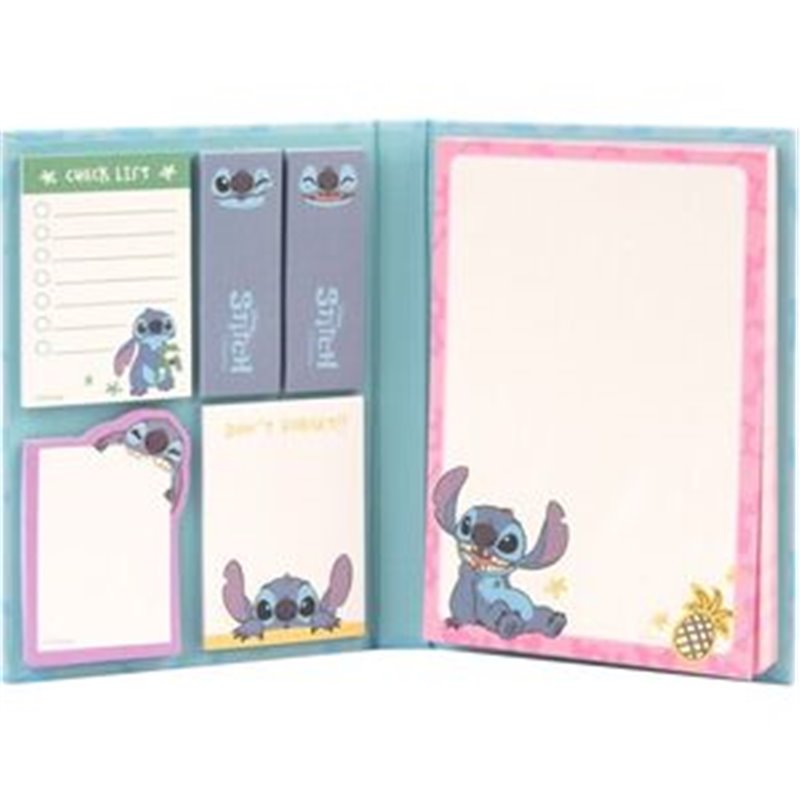 CUADERNO NOTAS ADHESIVAS STITCH DISNEY