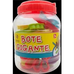 BOTE GIGANTE PLASTILINA 14 PZAS.