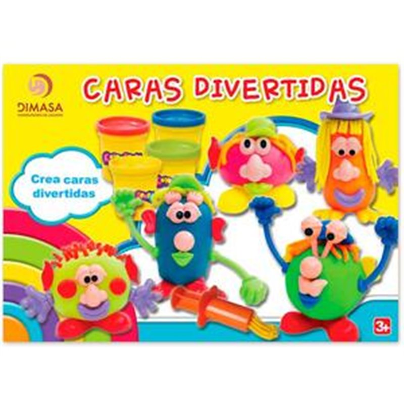 CARAS DIVERTIDAS PLASTILINA