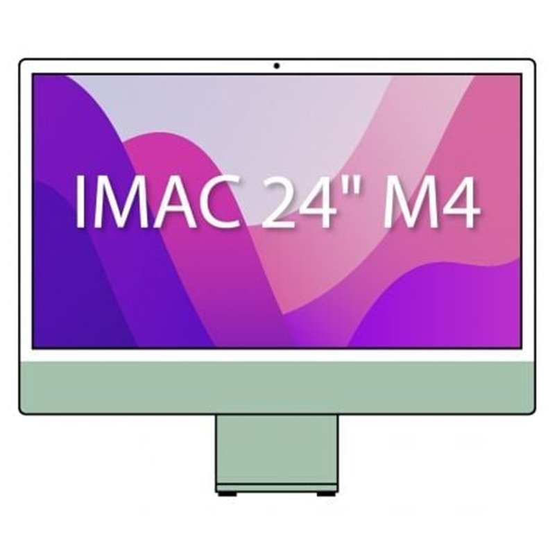 Apple iMac 24" Retina 4,5K / M4 10-Core CPU/ 24Gb/ 512Gb SSD/ 10-Core GPU/ Verde