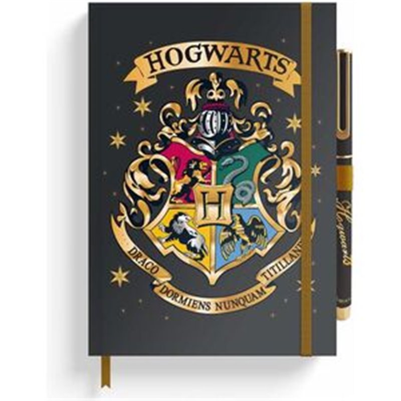 CUADERNO A5 PREMIUM + BOLIGRAFO HOGWARTS HARRY POTTER