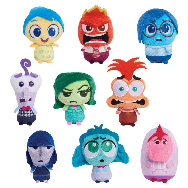 Capsula sorpresa llavero peluche Del Reves 2 Disney Pixar 8cm surtido