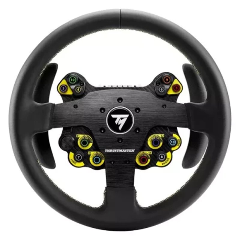 Thrustmaster Evo Racing 32R Leather Negro, Amarillo Volante PC, PlayStation 4, PlayStation 5, Xbox, Xbox One