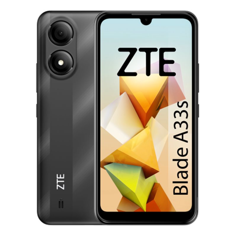 ZTE BLADE A 33S NEGRO 4G / 6,3 FWVGA+ / OC 1,6GHZ /32GB ROM / 5MP / 4000MAH