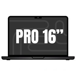 Apple Macbook Pro 16"/ M4 Pro 14-Core CPU/ 24Gb/ 512Gb SSD/ 20-Core GPU/ Negro Espacial