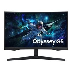 Monitor Gaming Curvo Samsung Odyssey G5 S27CG552EU 27"/ QHD/ 1ms/ 165Hz/ VA / Negro