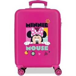 MALETA TROLLEY ABS GEOMETRIC MINNIE DISNEY 55CM