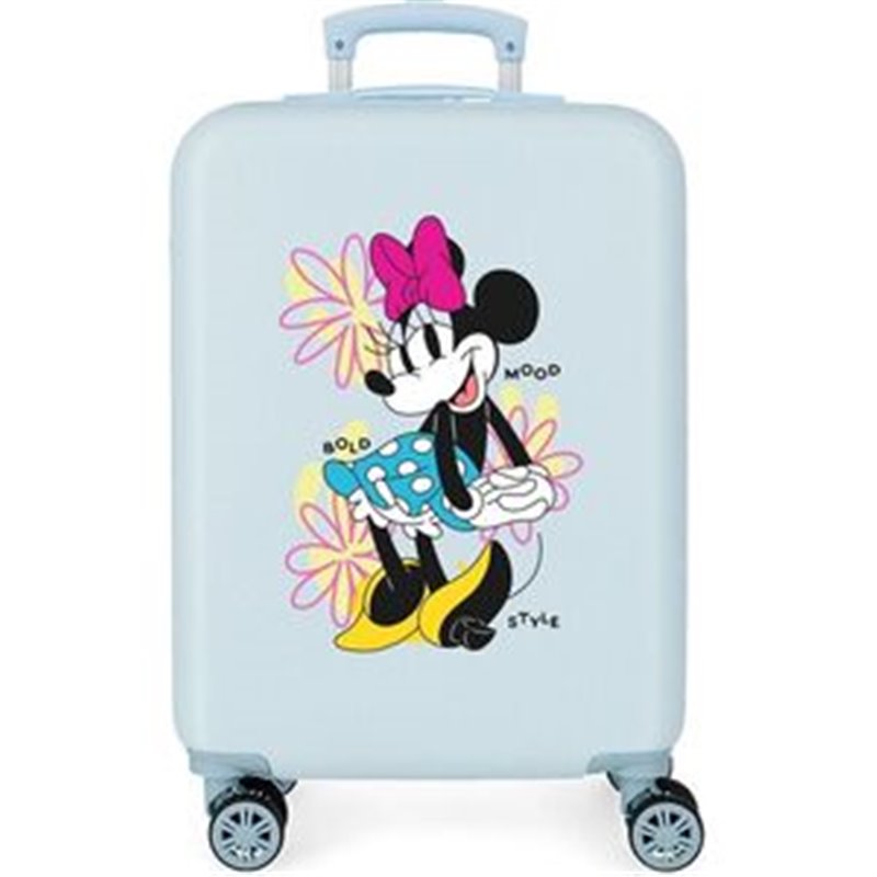 MALETA TROLLEY ABS BOLD MINNIE DISNEY 55CM