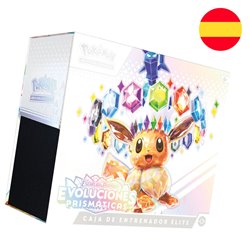 Estuche juego cartas coleccionables Evoluciones Prismaticas Pokemon Español