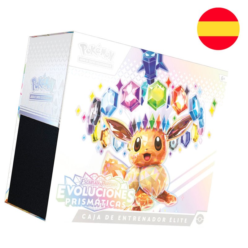 Estuche juego cartas coleccionables Evoluciones Prismaticas Pokemon Español