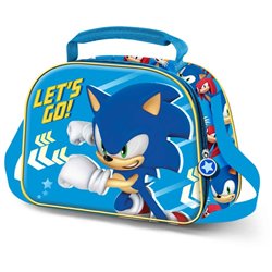 Bolsa portameriendas 3D Go Sonic The Hedgehog