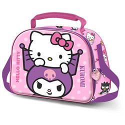 Bolsa Portameriendas 3D Playful Hello Kitty