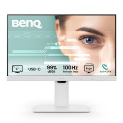 MONITOR BENQ GW2786TC 27” IPS 1080P, FHD, USB-C (65W),  100HZ, EYE-CARE, ERGONÓMICO, HUB USB,  99% SRGB, HDMI, DP, TÜV, BLANCO