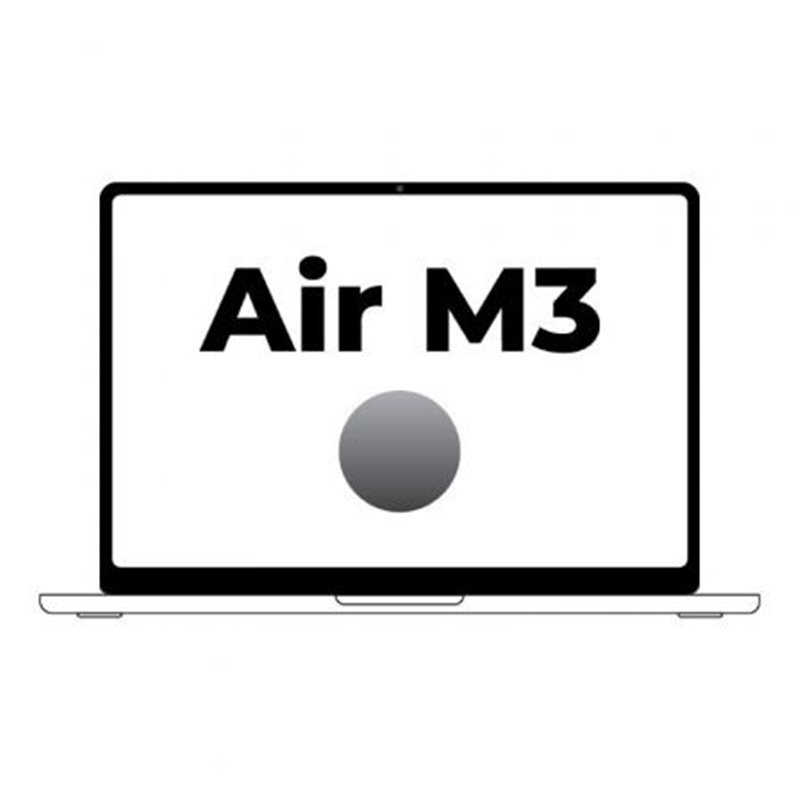 Apple Macbook Air 15,3"/ M3 8-Core CPU/ 16Gb/ 256Gb SSD/  10-Core GPU/ Gris Espacial