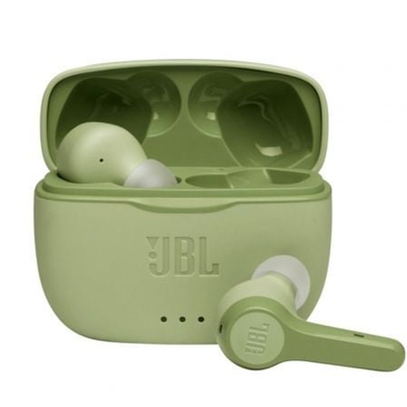 Auriculares Bluetooth JBL Tune 215 TWS con estuche de carga/ Autonom�a 5h/ Verdes