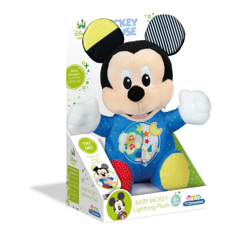 BABY MICKEY PELUCHE LUCES Y SONIDO