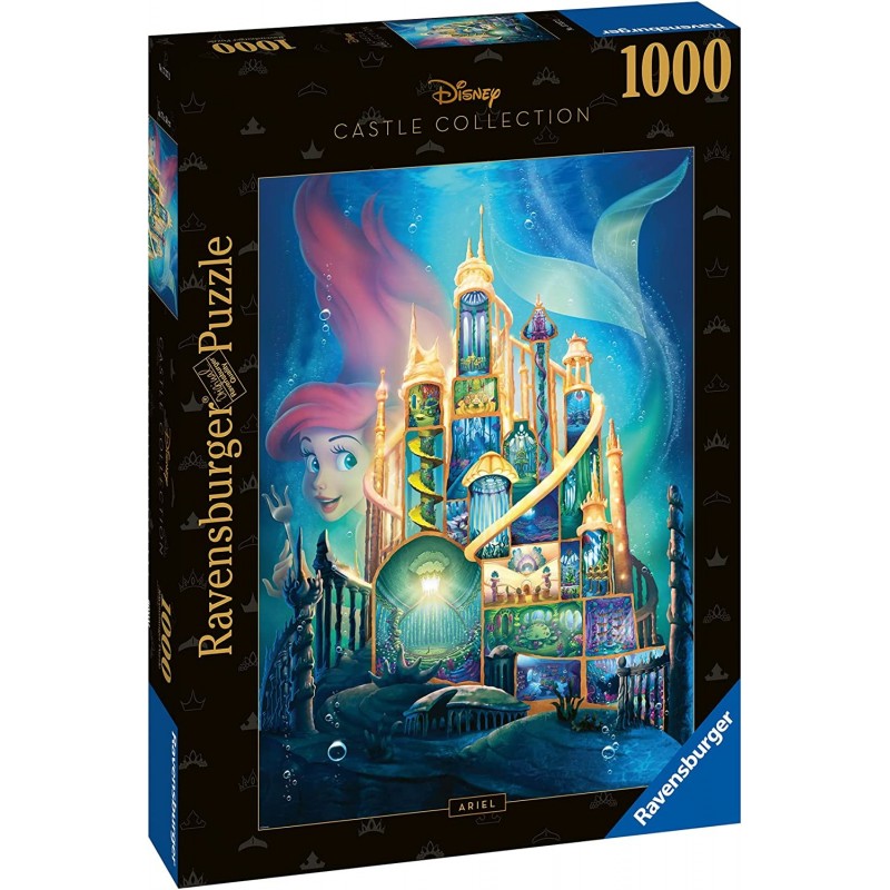 PUZZLE DISNEY CASTLES ARIEL 1000 PIEZAS