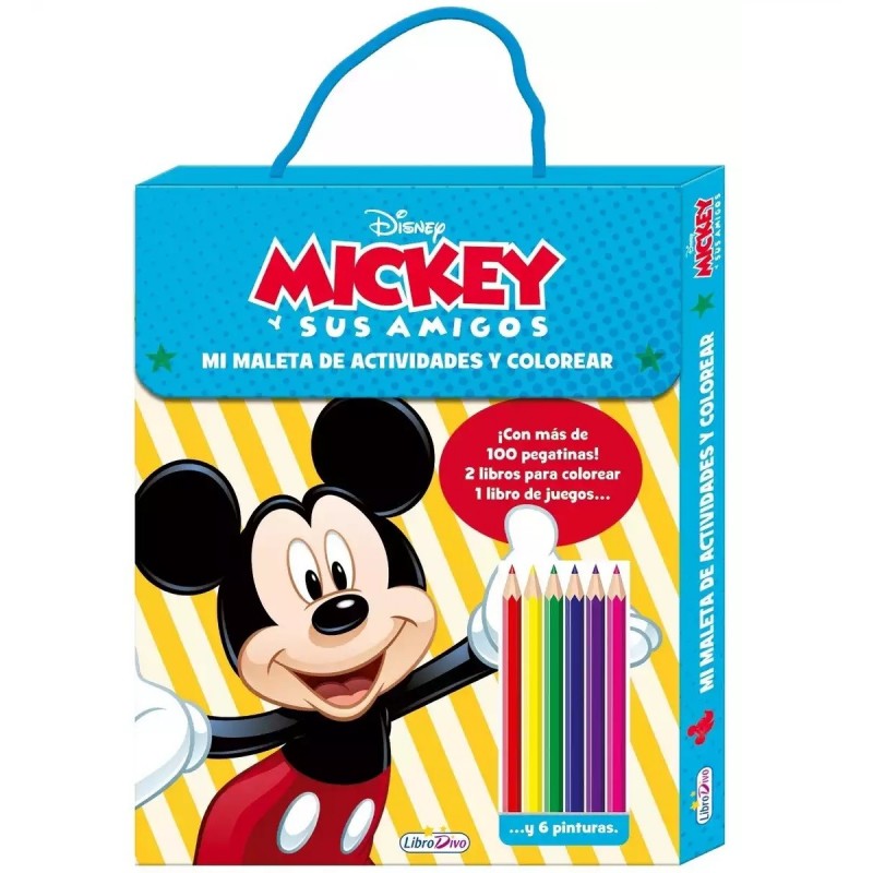 MALETA ACTIVIDADES Y COLOREAR MICKEY