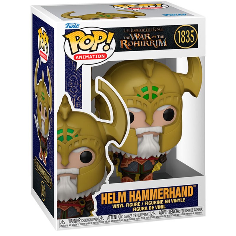 Figura POP El Señor de los Anillos La Guerra de los Rohirrim Helm Hammerhand