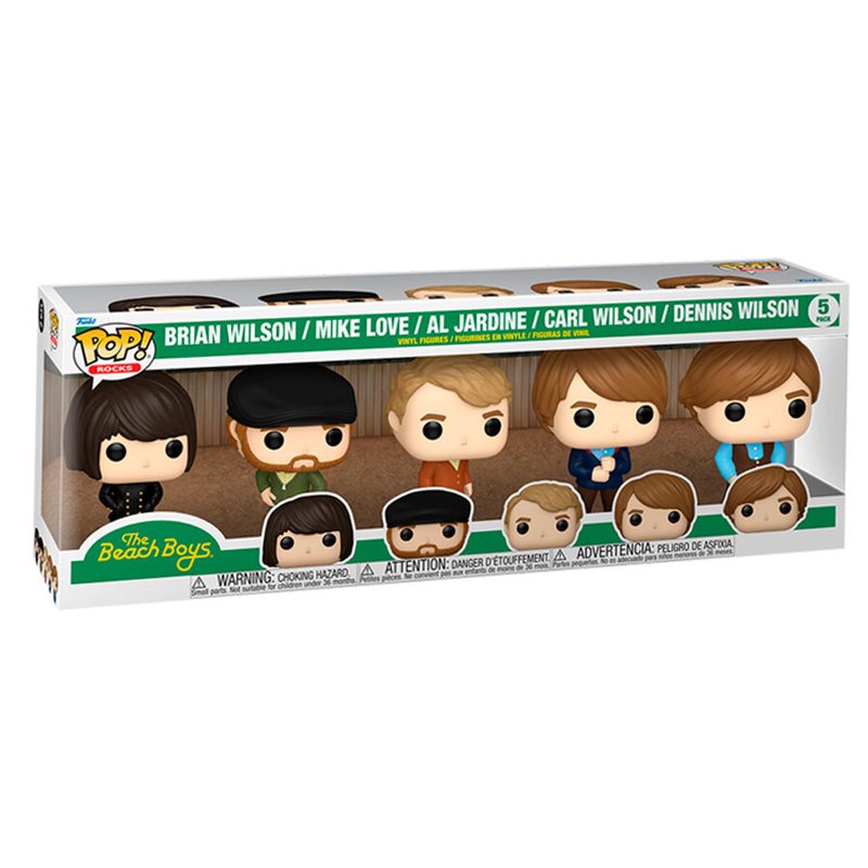 Blister 5 figuras POP The Beach Boys