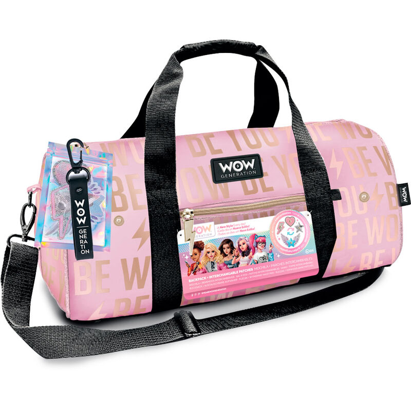 Bolsa deporte + parches Wow Generation