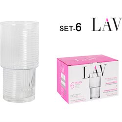 SET 6 VASOS 400CC HELEN