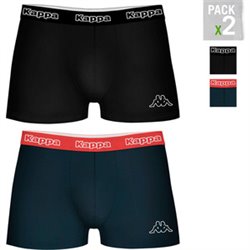 SET 2PCS BOXERS - NEGRO, AZUL MARINO