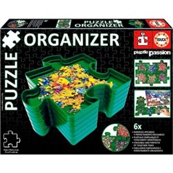 PACK 6 BANDEJAS ORGANIZADORAS PLÁSTICO PARA PUZZLES