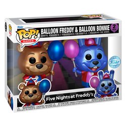 Blister 2 figuras POP Five Nights at Freddys Ballon Freddy &38 Balloon Bonnie Exclusive