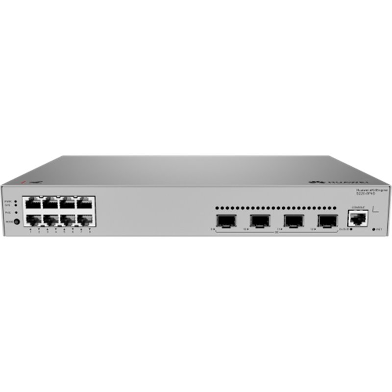 Huawei S220-8P4S Gestionado L2 Gigabit Ethernet (10/100/1000) Energía sobre Ethernet (PoE) 1U Gris