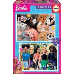 BARBIE PUZZLE DOBLE 2X100