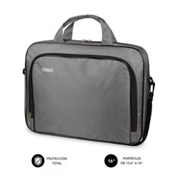 SUBBLIM Maletín Ordenador Oxford Laptop Bag 15,4-16" Grey