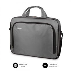 SUBBLIM Maletín Ordenador Oxford Laptop Bag 13,3"-14" Grey