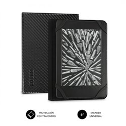 SUBBLIM Funda Libro Electrónico Clever Ebook Case 6" Black