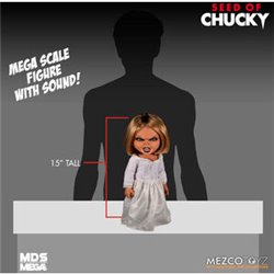 FIGURA PARLANTE TIFFANY SEED OF CHUCKY 38CM INGLES