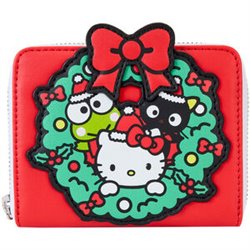 CARTERA CHRISTMAS HELLO KITTY SANRIO LOUNGEFLY