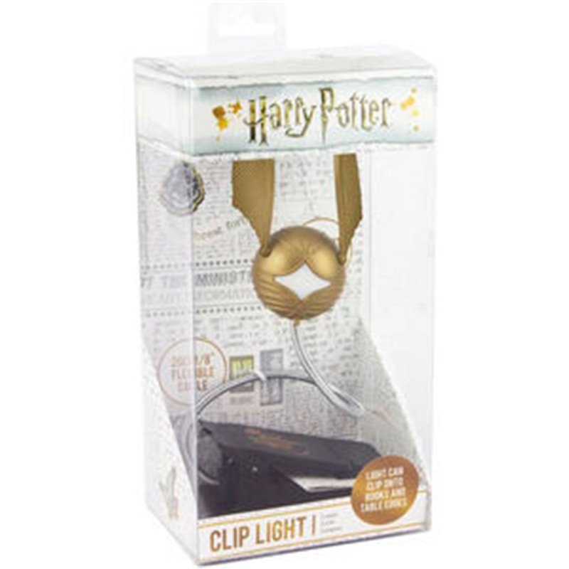 LAMPARA FLEXO SNITCH DORADA HARRY POTTER