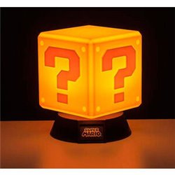 LAMPARA 3D QUESTION BLOCK SUPER MARIO BROS NINTENDO