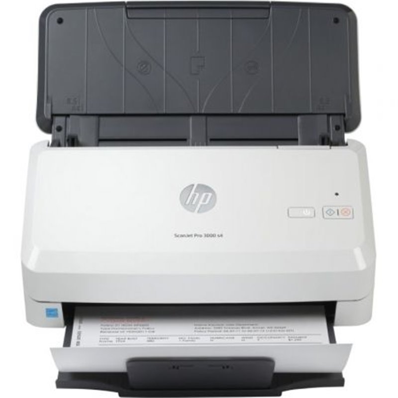 Esc�ner Documental HP ScanJet Pro 3000 S4 con Alimentador de Documentos ADF/ Doble cara