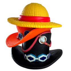 Figura Hucha Pila Sombreros One Piece 16cm