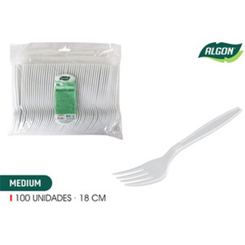 SET-100 TENEDOR MEDIUM 18CM ALGON