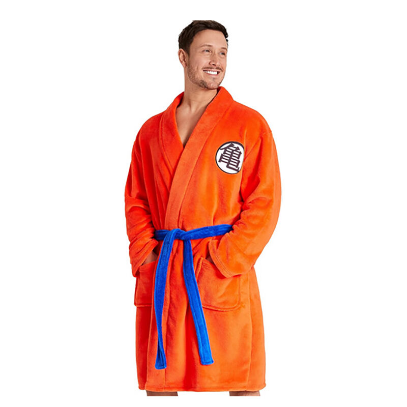 Albornoz Dragon Ball kanji Go naranja talla L