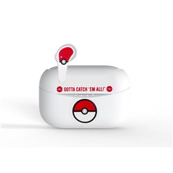 Auriculares TWS Earpods Poké ball Blanco