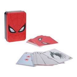 Baraja de naipes Spider-Man en caja metálica