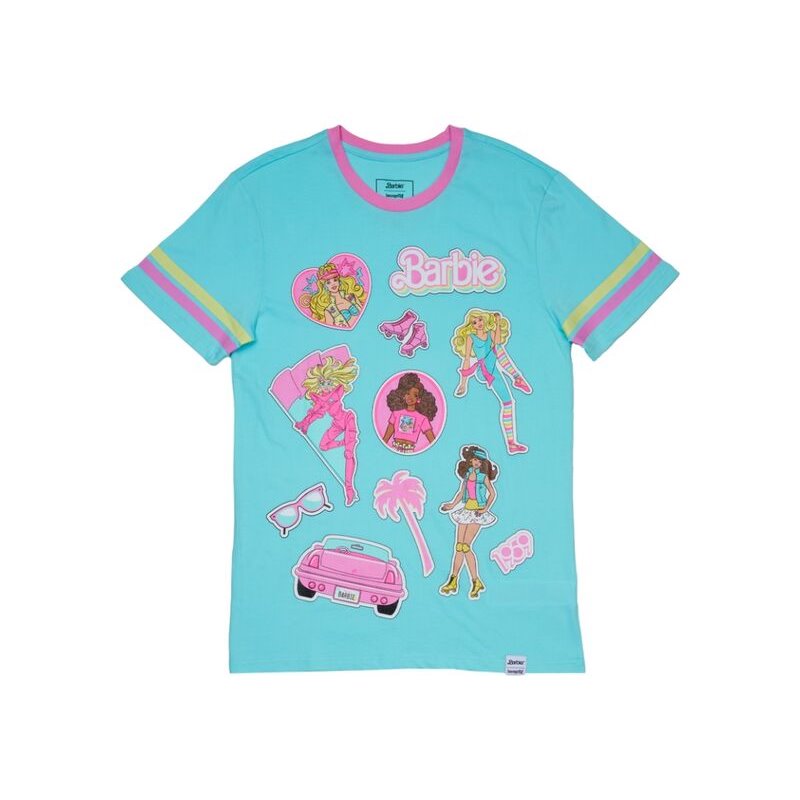 Camiseta Barbie pegatinas 65 aniversario S